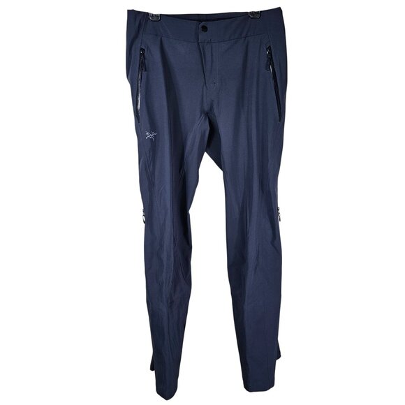 Mens Arc’teryx Navy Cassiar Recco Goretex Waterproof Ski Snowboarding Pants 34 - Picture 1 of 15